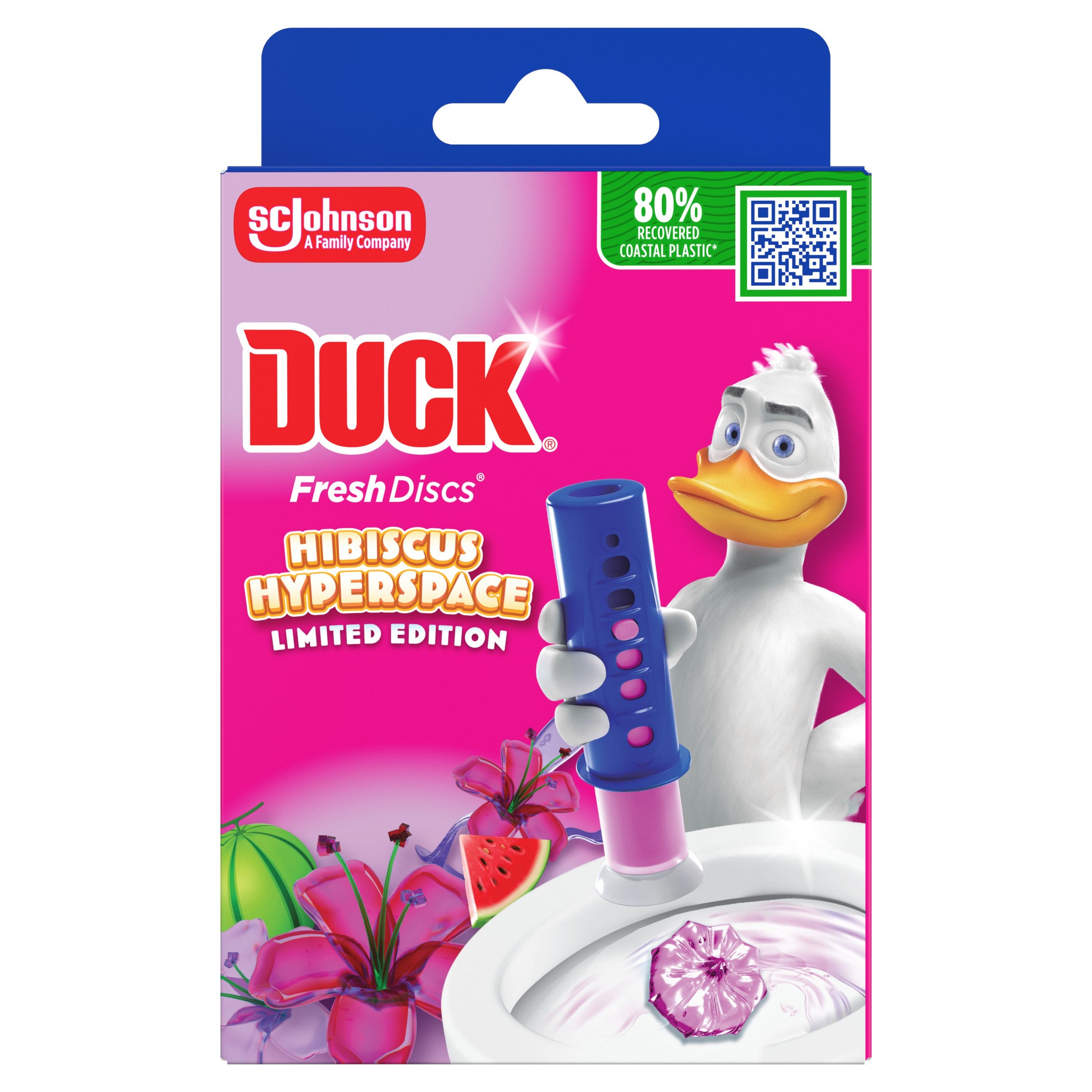 Duck Fresh Discs wc blok Hibiscus Hyperspace 36ml