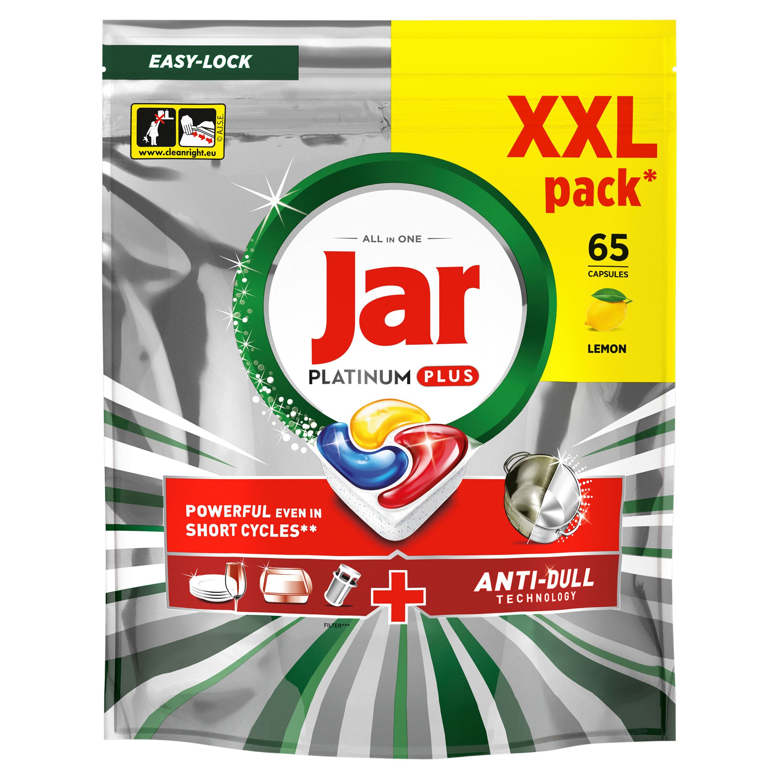Jar Platinum Plus Kapsle Lemon 65kusů
