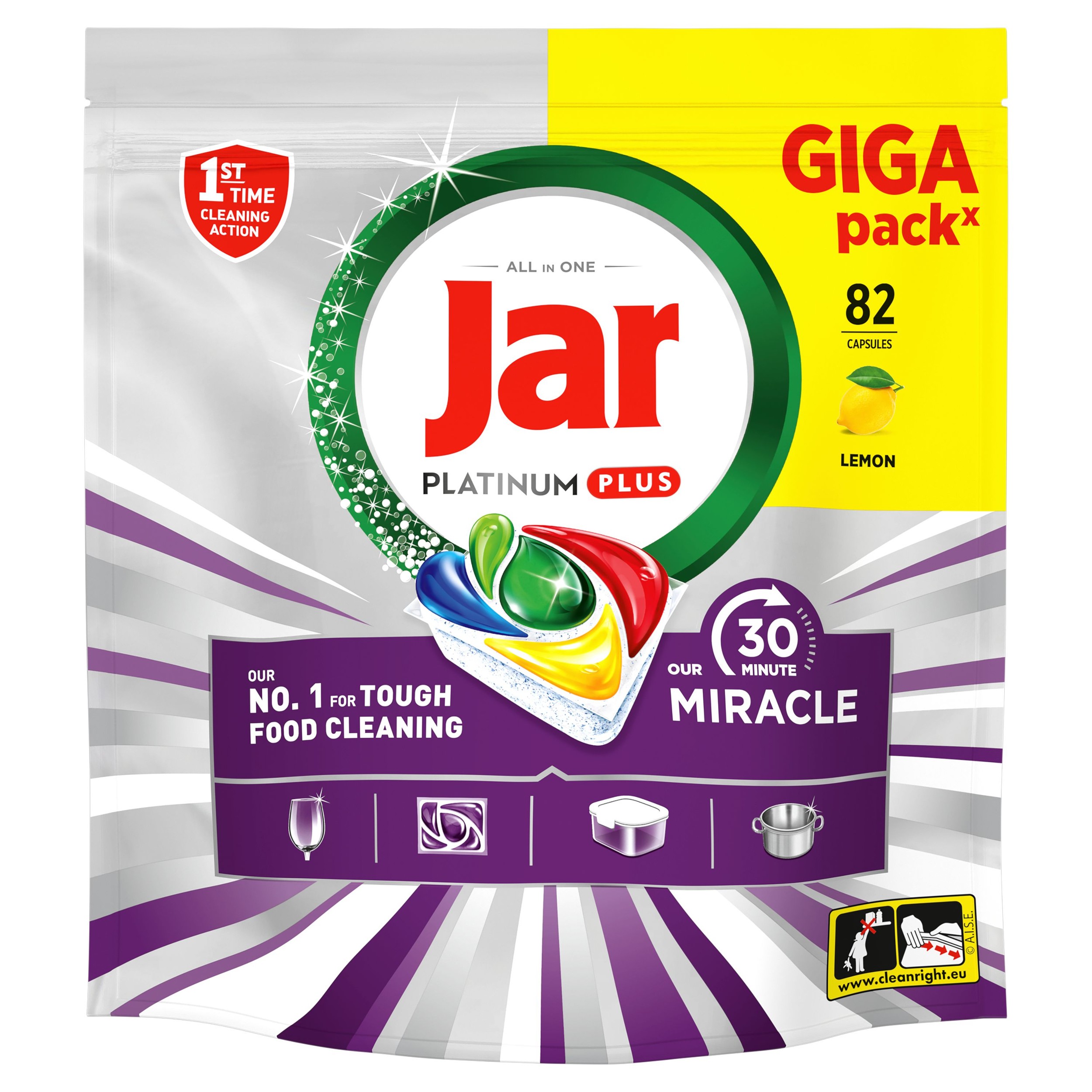 Jar ADW Platinum Plus Lemon 82kusů