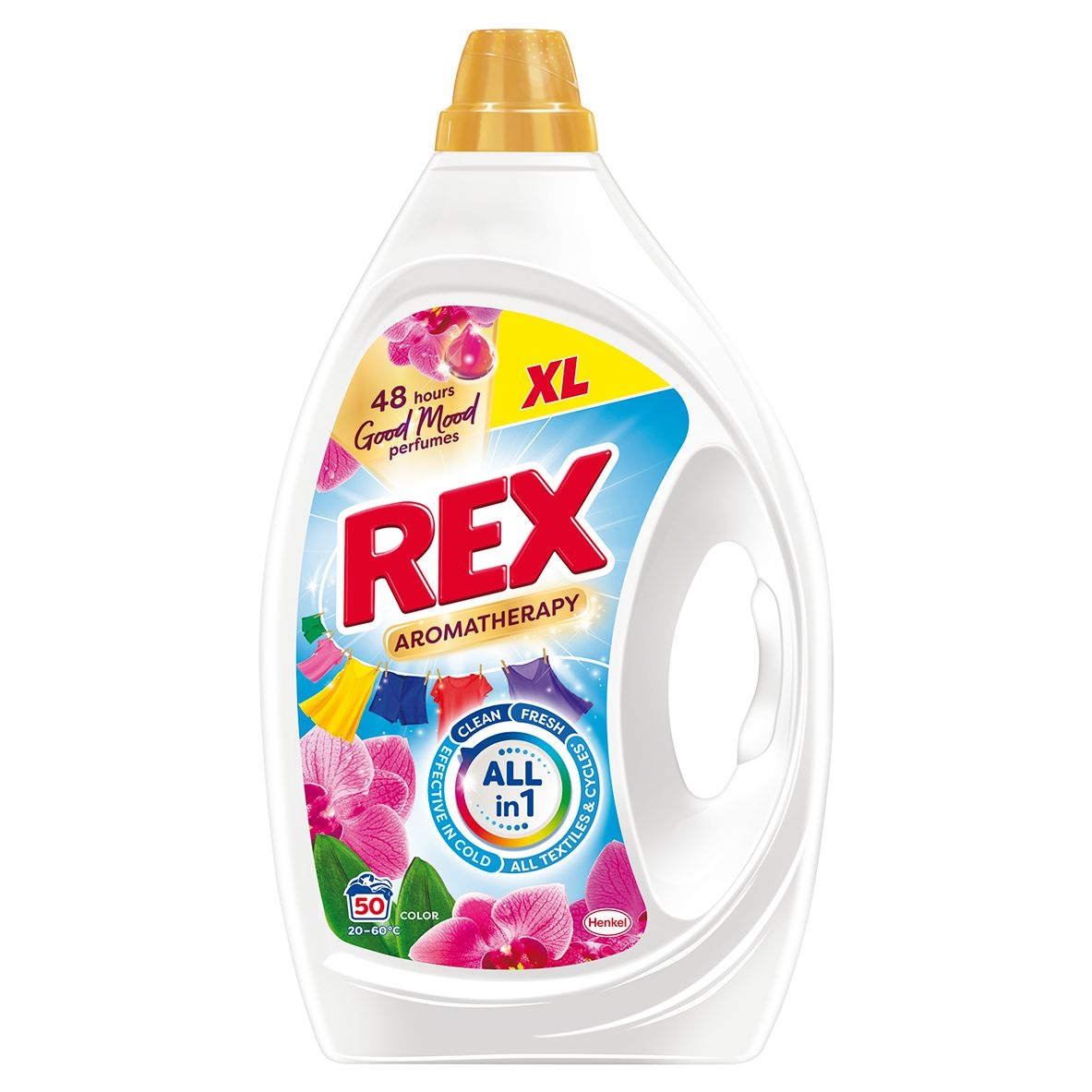 Rex prací gel Aromatherapy Lotus Universal 50 praní, 2,25l