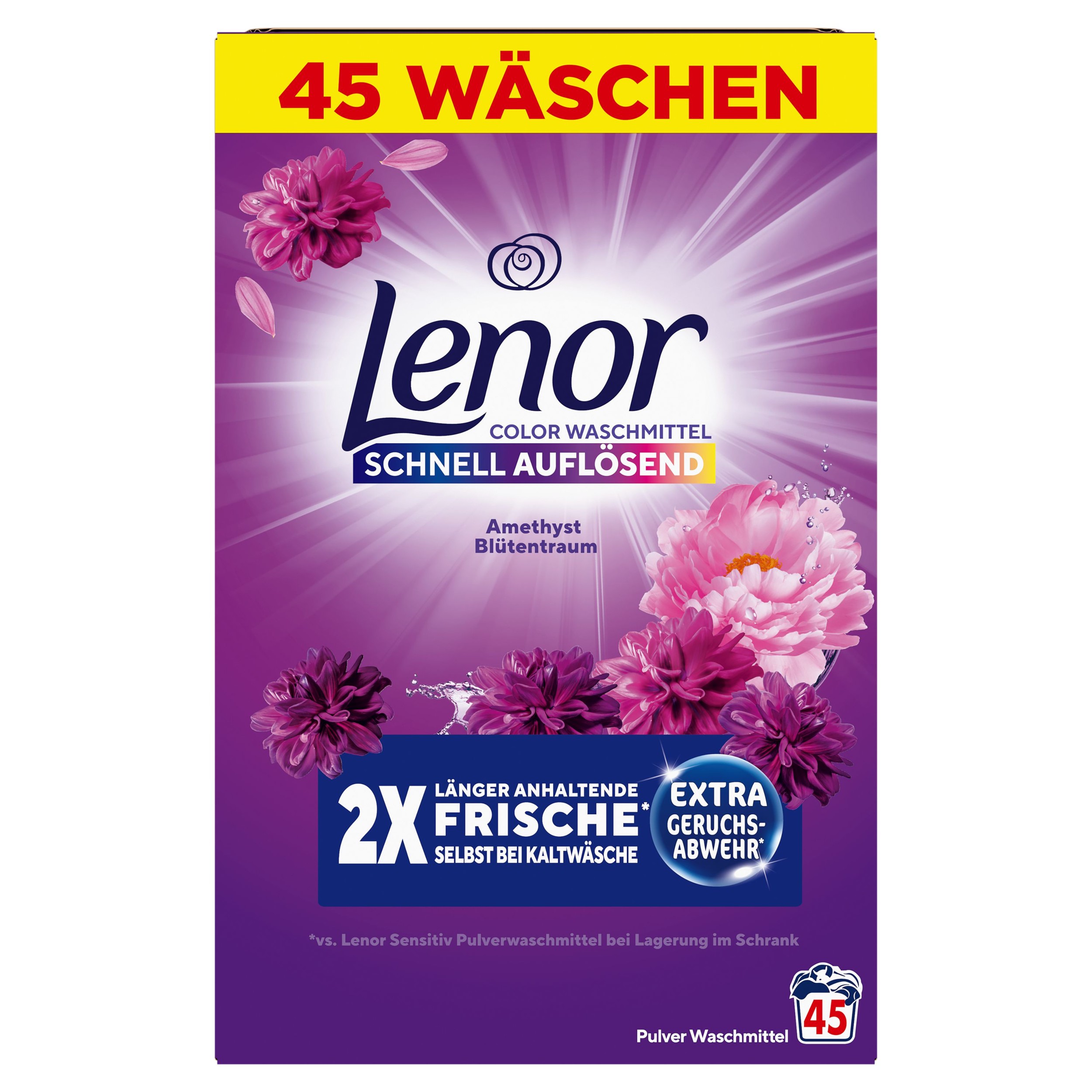 Lenor prací prášek Color Amethyst 45 dávek