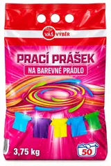 Váš výběr prášek na praní Color 3,75 kg 50 dávek