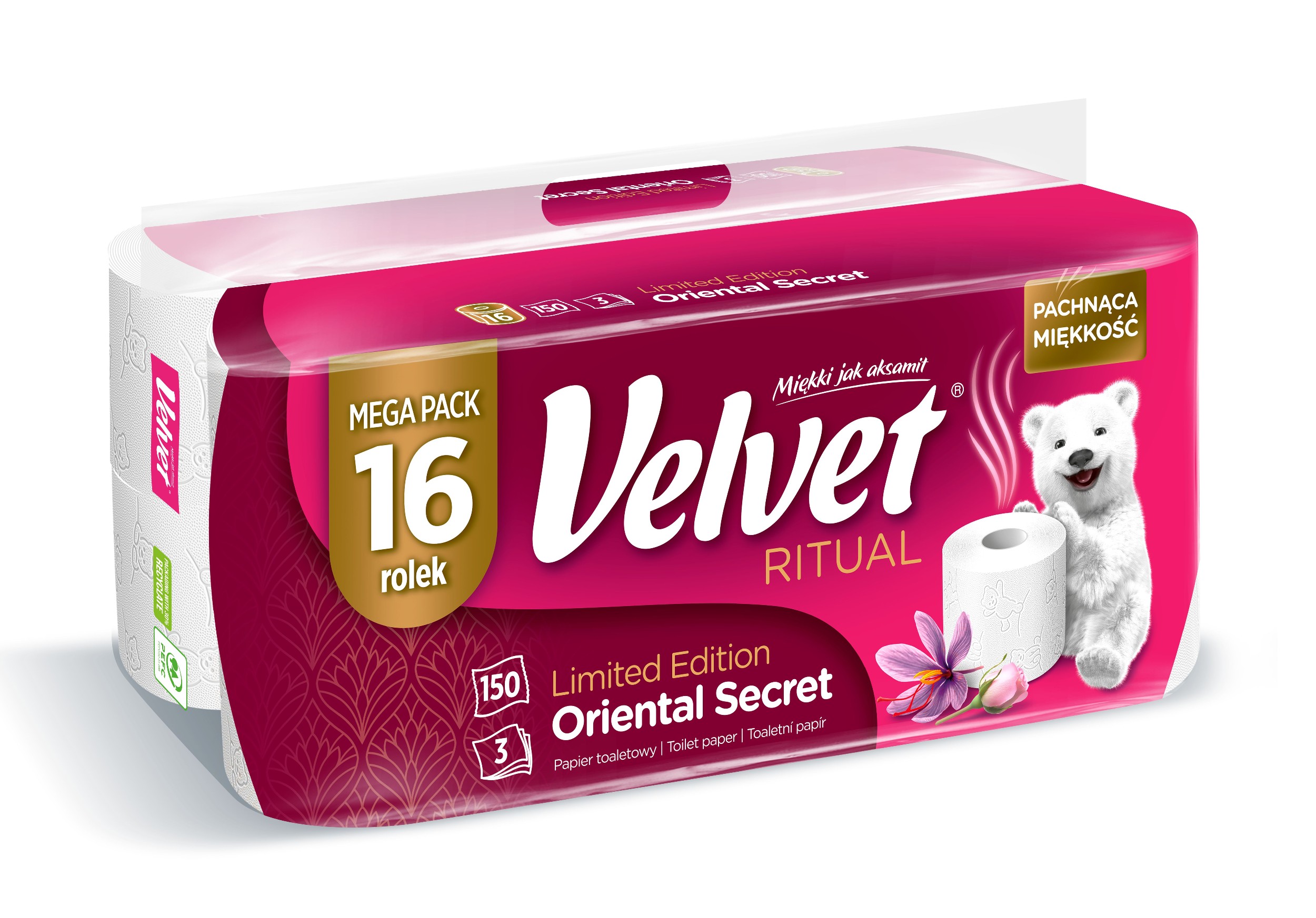Velvet TP Rituál 3vrstvý 16ks