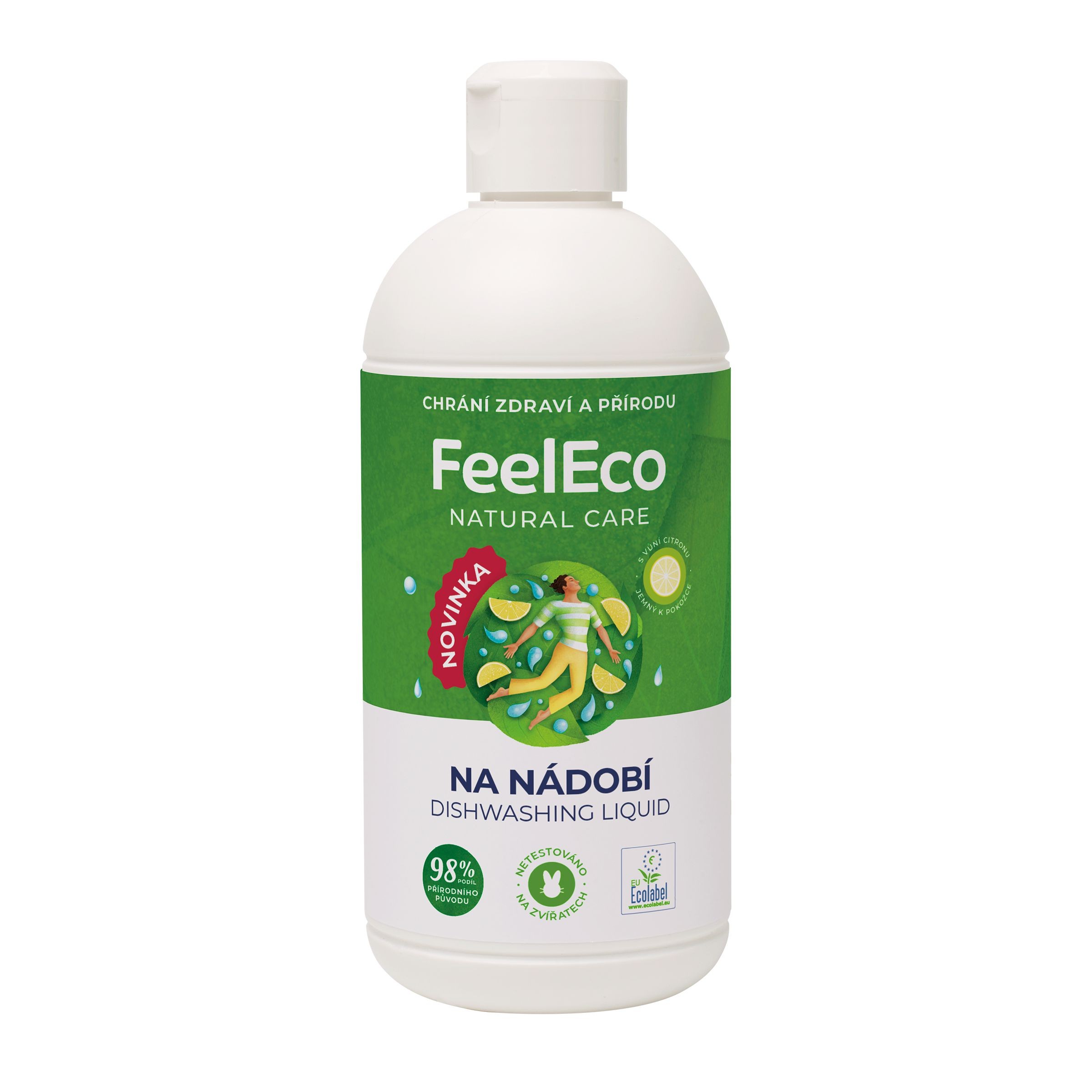FeelEco Prostředek na mytí nádobí s vůní citronu 500 ml