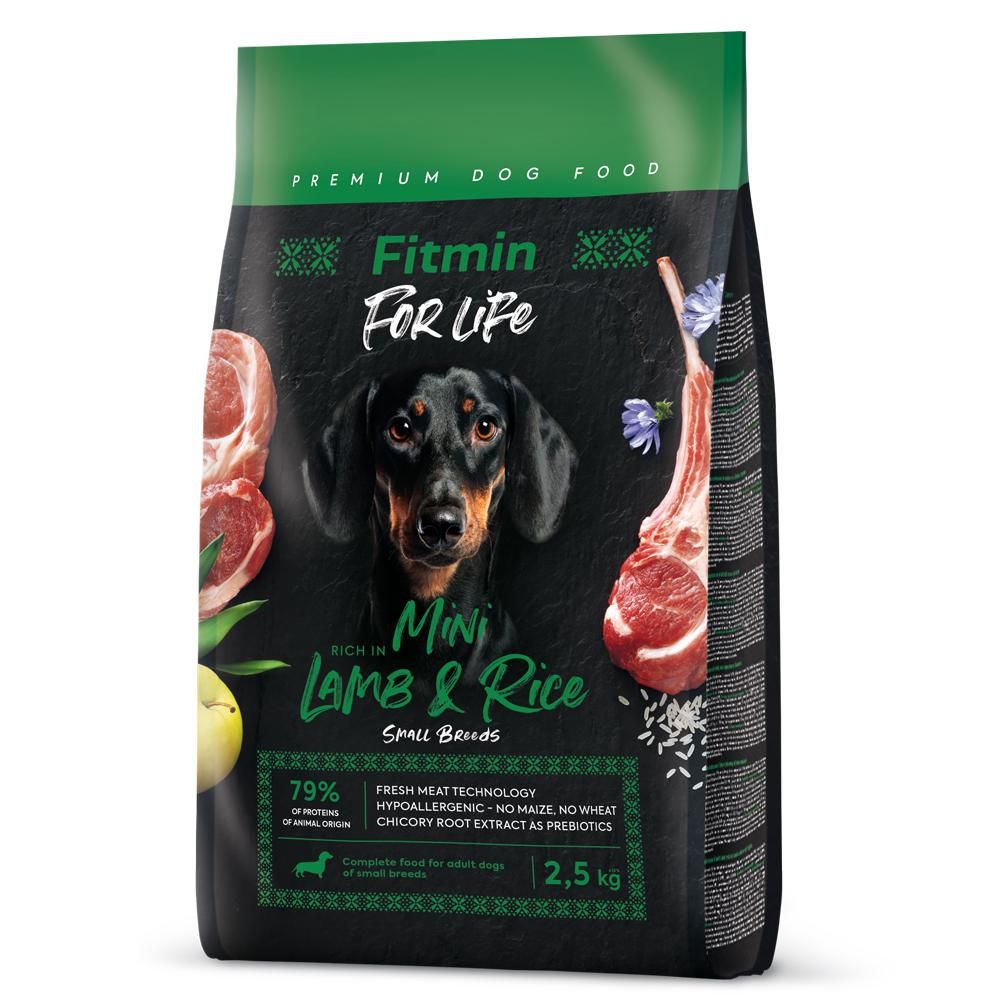 Fitmin For Life Lamb & Rice Mini krmivo pro psy 2,5 kg