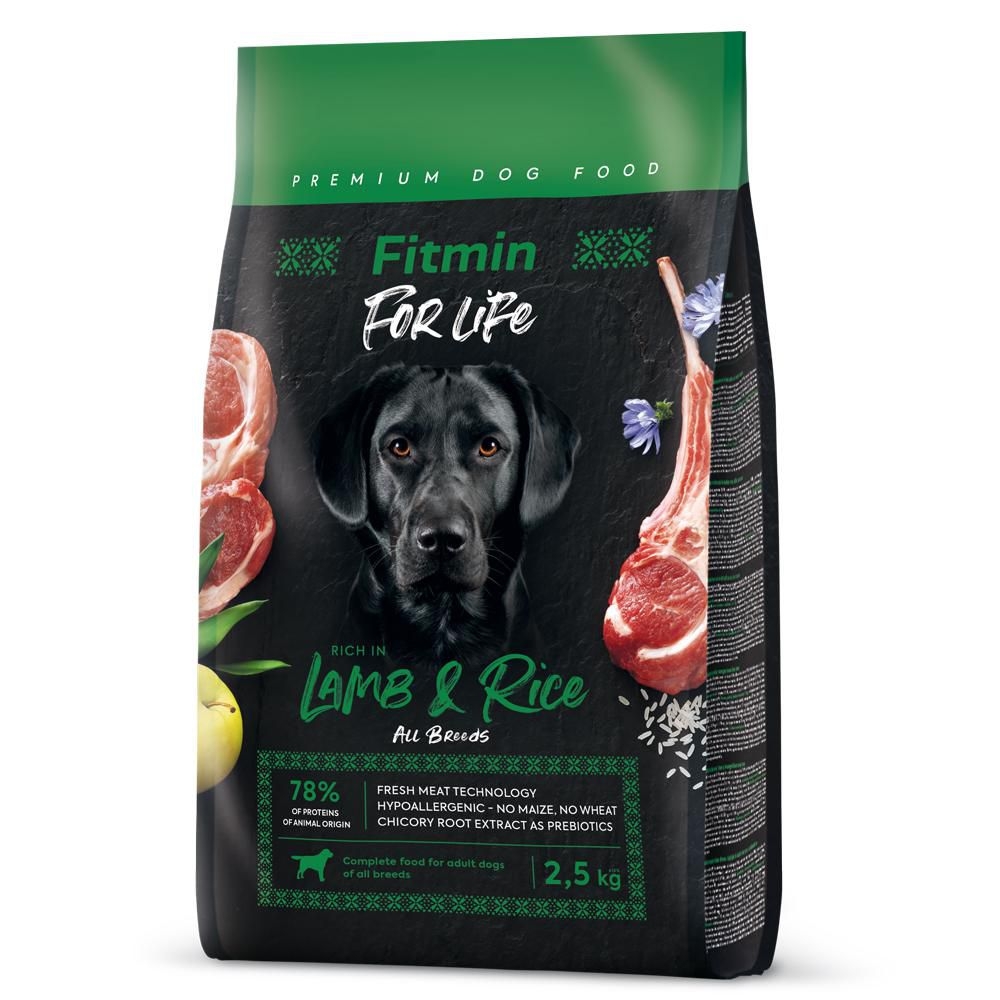 Fitmin For Life Lamb & Rice krmivo pro psy 2,5 kg