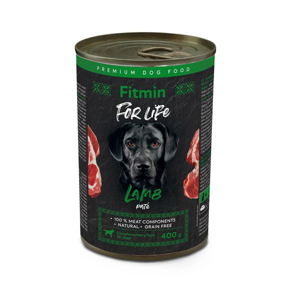 Fitmin For Life Jehněčí konzerva pro psy 400 g