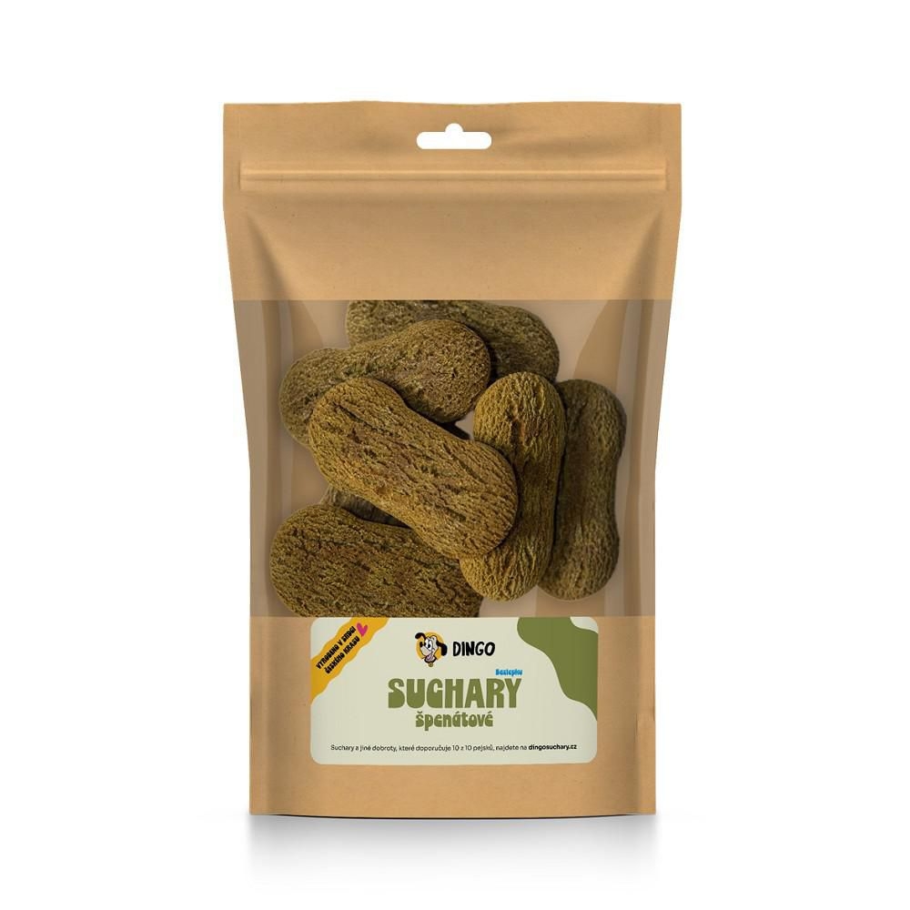 Dingo suchary špenátové bezlepové 250 g