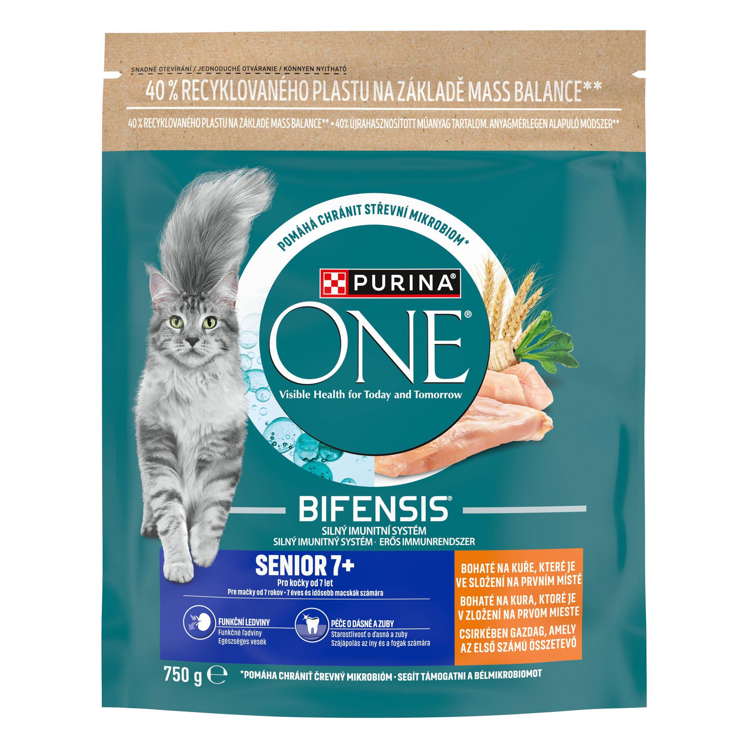 Purina ONE Bifensis Senior 7+ granule 750g