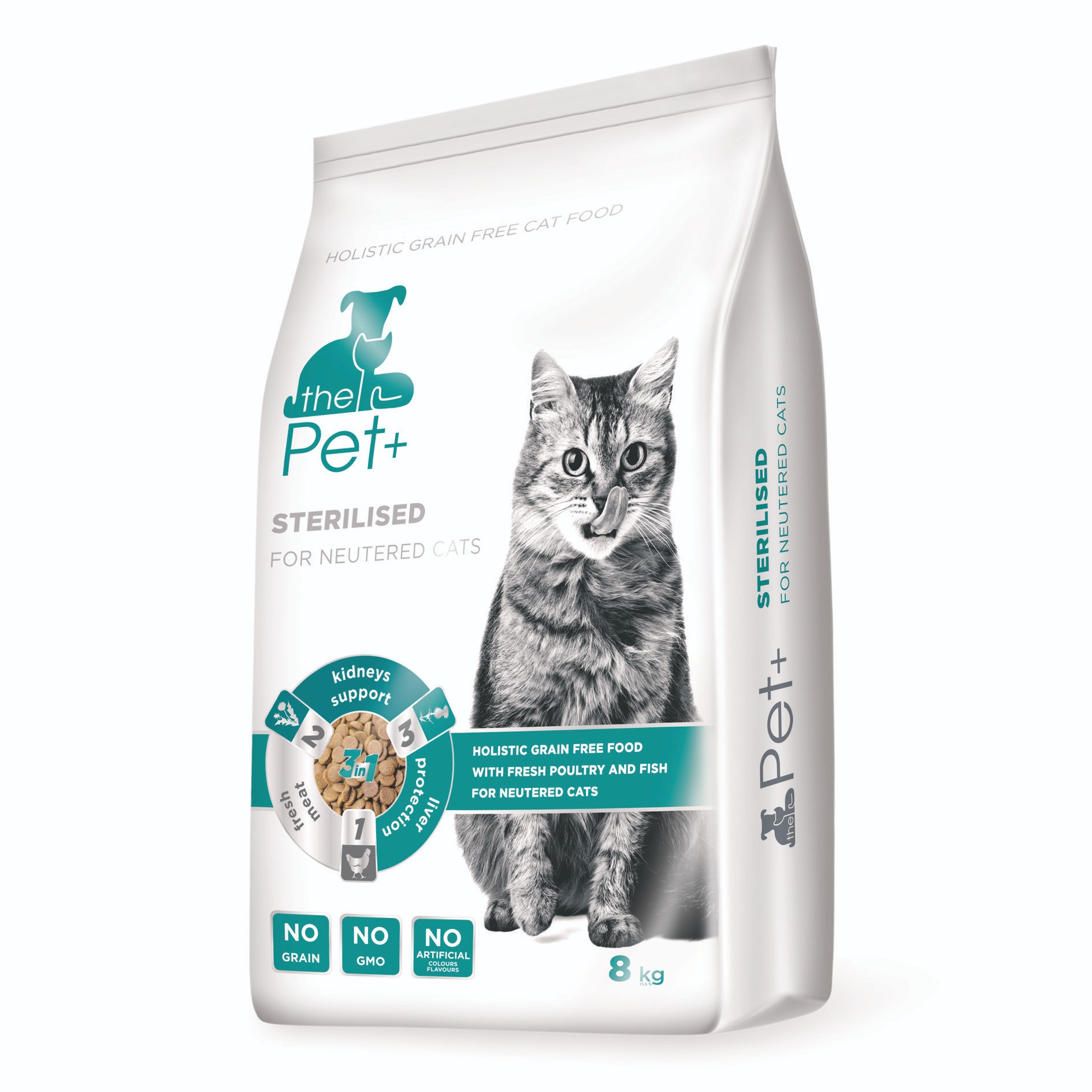thePet+ Sterilised kompletní krmivo pro kastrované kočky 8 kg