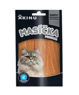Akinu MASÍČKA PREMIUM Losos s treskou mini proužky pamlsek pro kočky 50 g