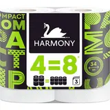 Harmony Compact Toaletní papír 34 m 3vrstvý 4 ks