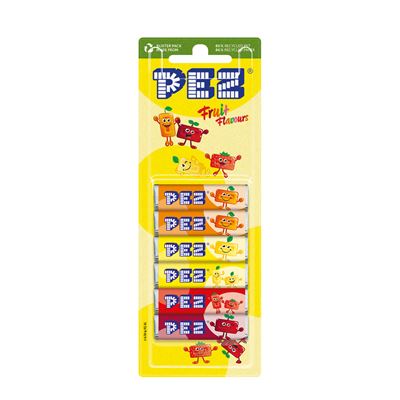 PEZ Štangličky ovocné 24 x (6 x 51 g)