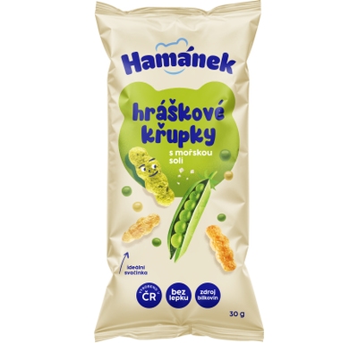 Hamánek Hráškové křupky, mořská sůl