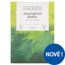 Wine Route Sauvignon Blanc bílé víno polosuché 2,25l