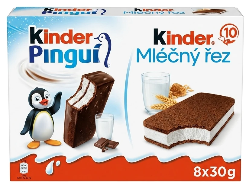 KINDER Pinguí / Mléčný řez