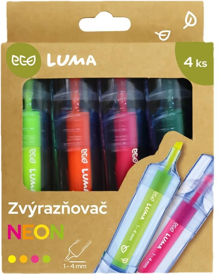 Luma EKO Sada zvýrazňovačů neon