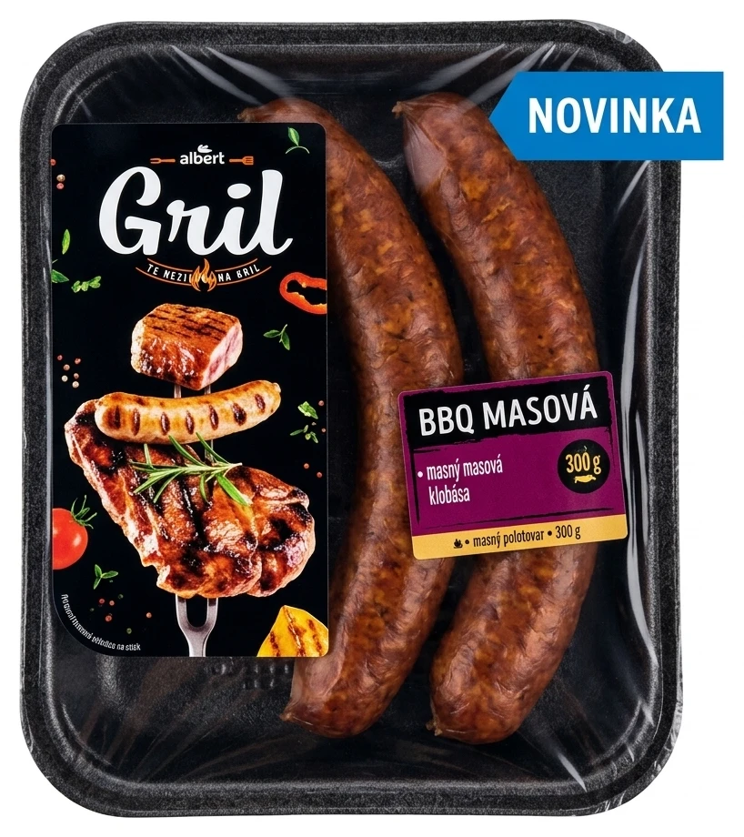 Albert BBQ masová klobása