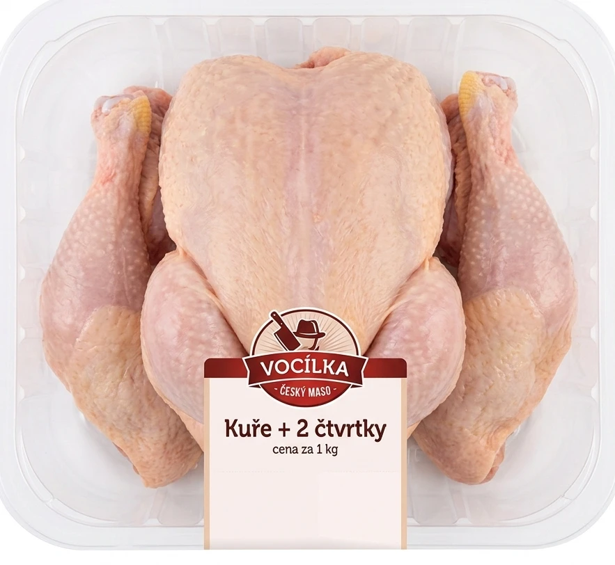 Vocílka Kuře + 2 čtvrtky