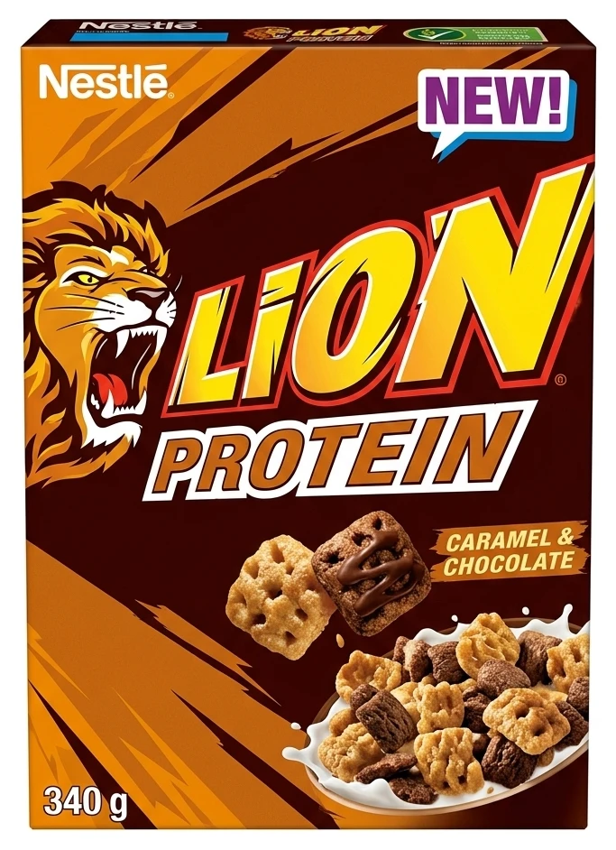 Nestlé Proteinové cereálie Lion Protein