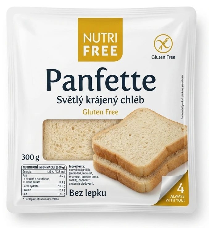 Panfette Světlý krájený chléb