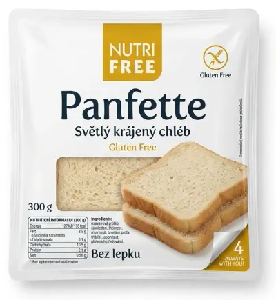Panfette Světlý krájený chléb