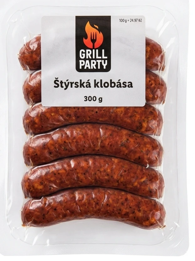 Grill Party Štýrská klobása