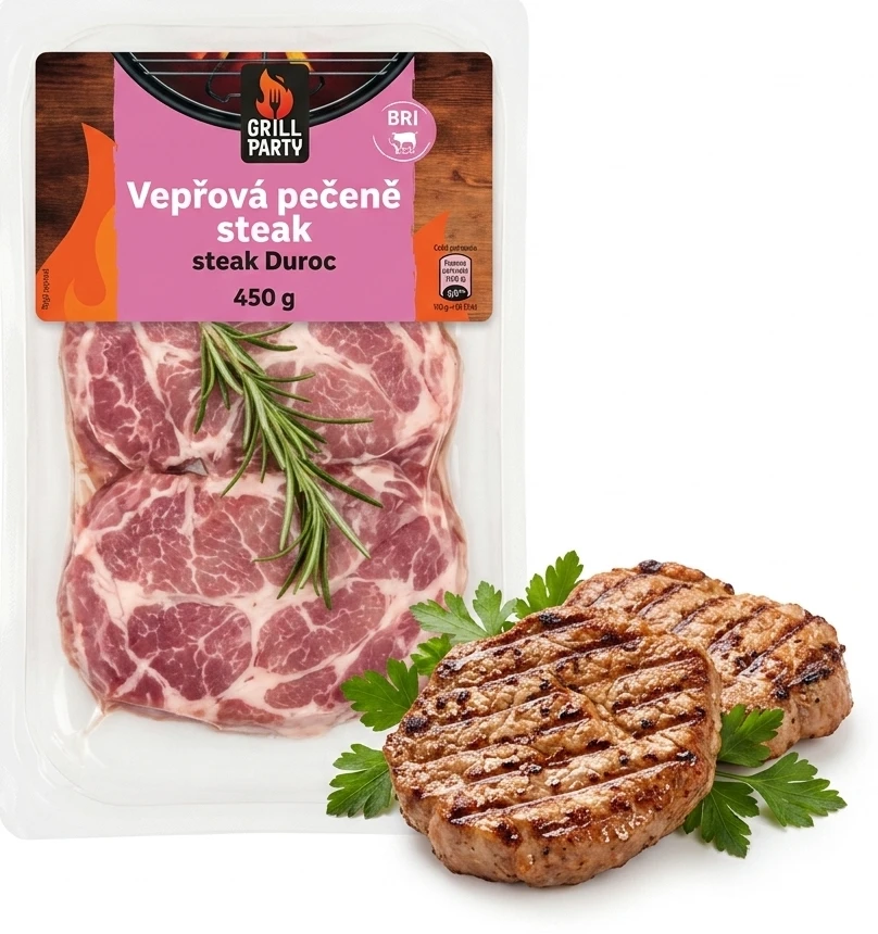 Vepřová pečeně steak Duroc