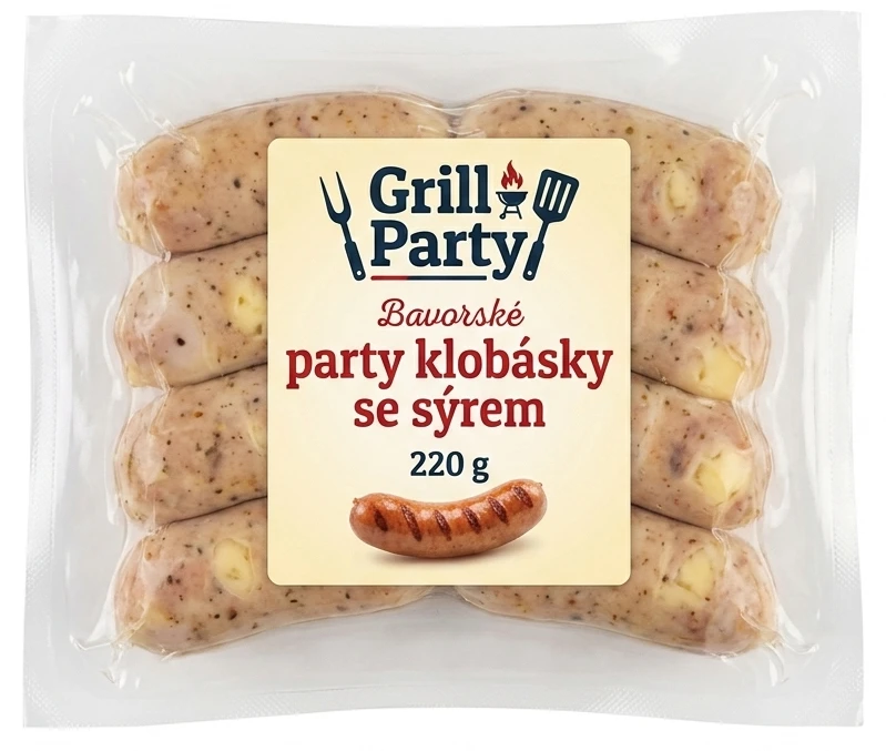 Grill Party Bavorské party klobásky se sýrem