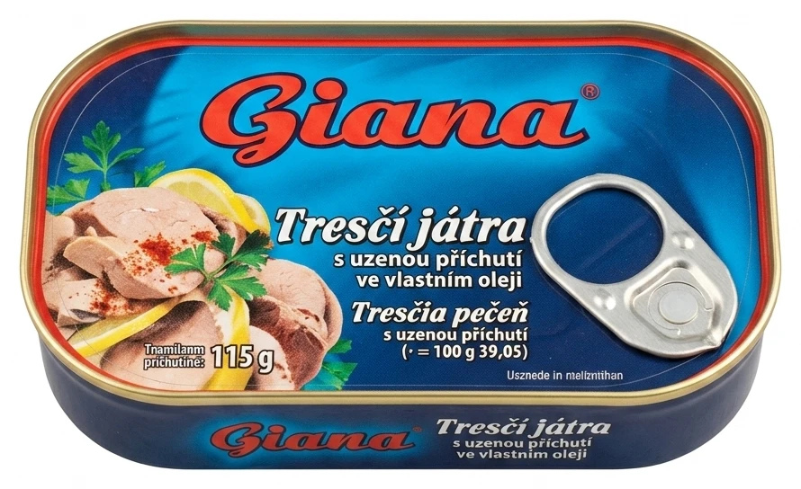 Giana Tresčí játra