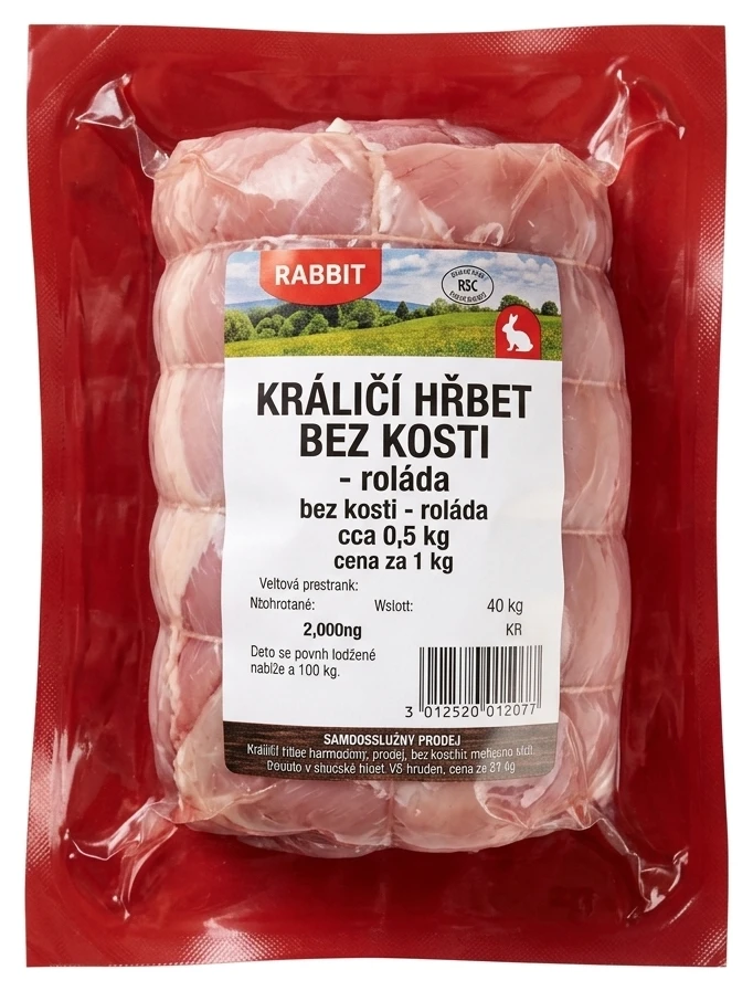 RABBIT Králičí hřbet bez kosti - roláda