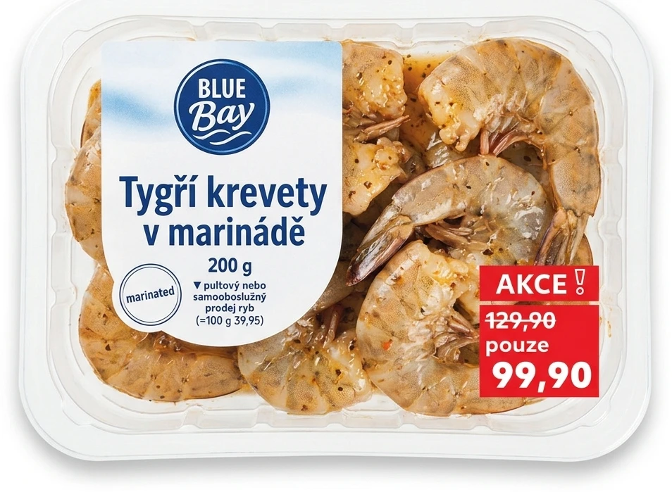 Tygří krevety v marinádě