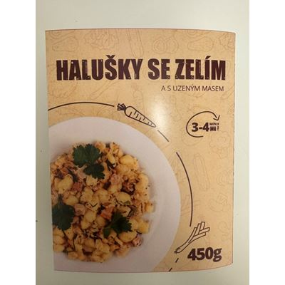 JUST4FOOD Halušky se zelím chlaz. 450 g