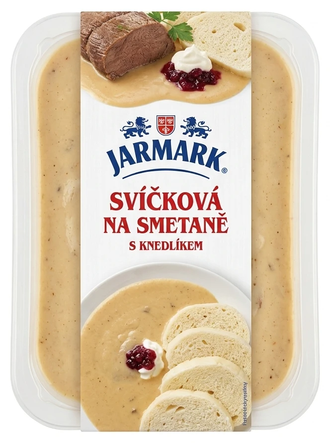 Svíčková na smetaně s knedlíkem - Hotové jídlo