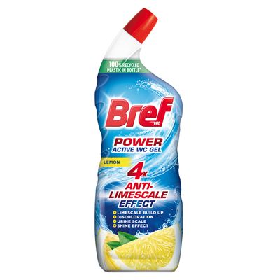 Bref Power Active WC gel Lemon/citrón 750 ml