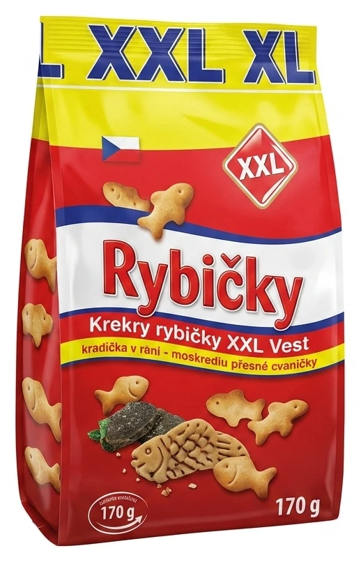 Krekry rybičky XXL Vest