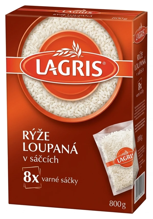 Rýže Lagris ve varných sáčcích, loupaná