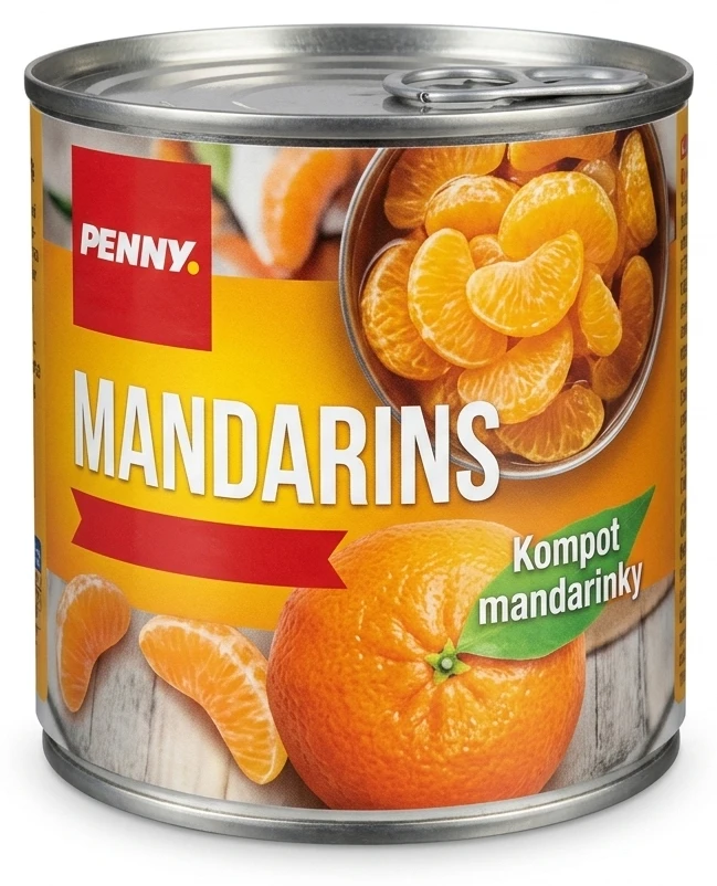 Kompot mandarinky Penny/Jardinelle