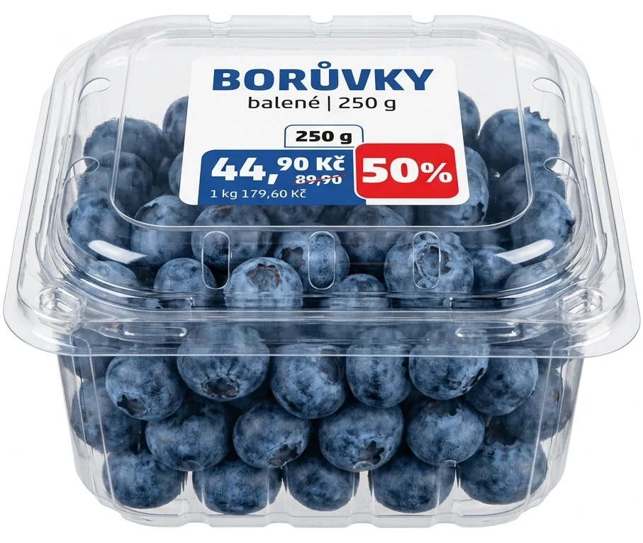 Borůvky balené