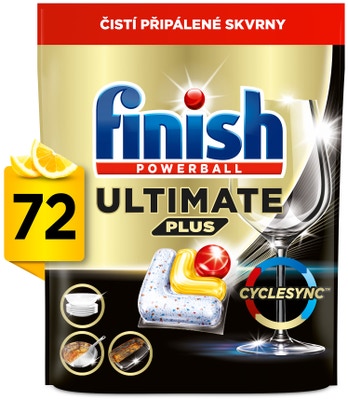 Finish Ultimate Plus All in 1 kapsle do myčky nádobí Lemon