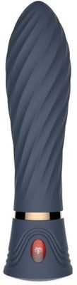 Sexy Elephant Vibrátor z dvojitého silikonu Blue Velvet (15 cm)