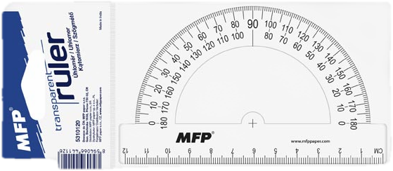 MFP Úhloměr 12,5 cm/180°