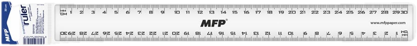 MFP Pravítko čiré 30 cm