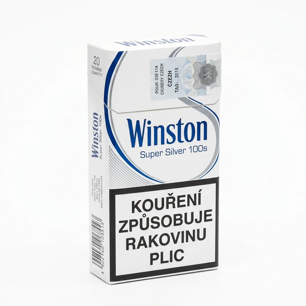 Winston Sup. Silver 100 bal. 10 krab. 20 ks kolek U 167 Kč VO cena