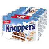 Knoppers Oplatky plněné s mléčným a nugátovým krémem 5 x 25g (125g)
