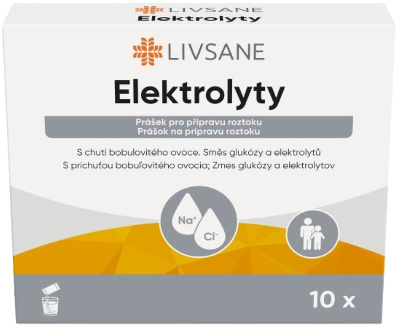 LIVSANE Elektrolyty prášek pro přípr. rozt.10x5.4g