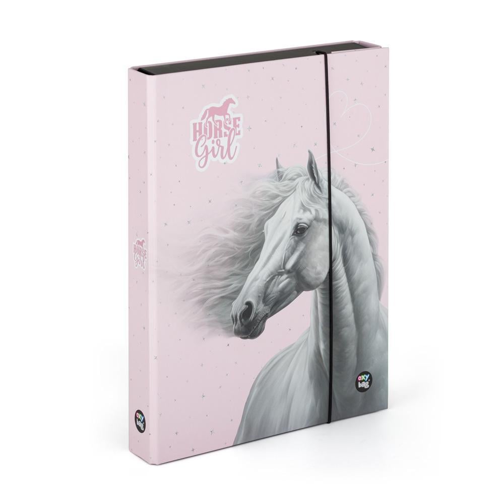 Oxybag Box na sešity A4 Jumbo kůň romantic