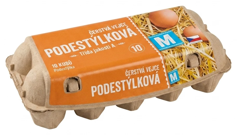 Čerstvá vejce M, podestýlka