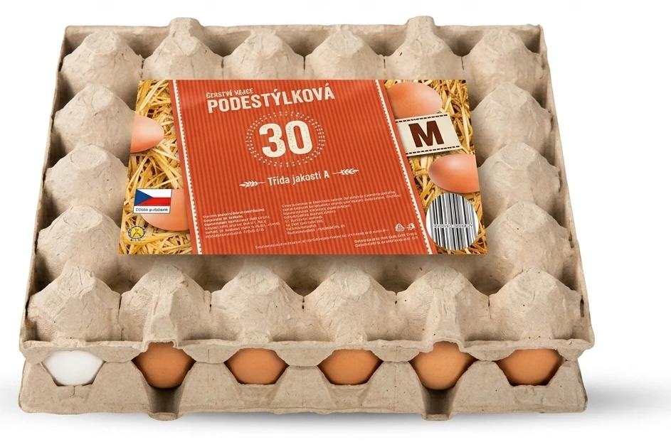 Čerstvá vejce M, podestýlka