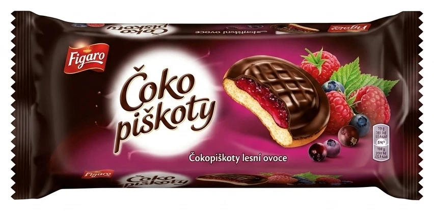 FIGARO Čokopiškoty lesní ovoce